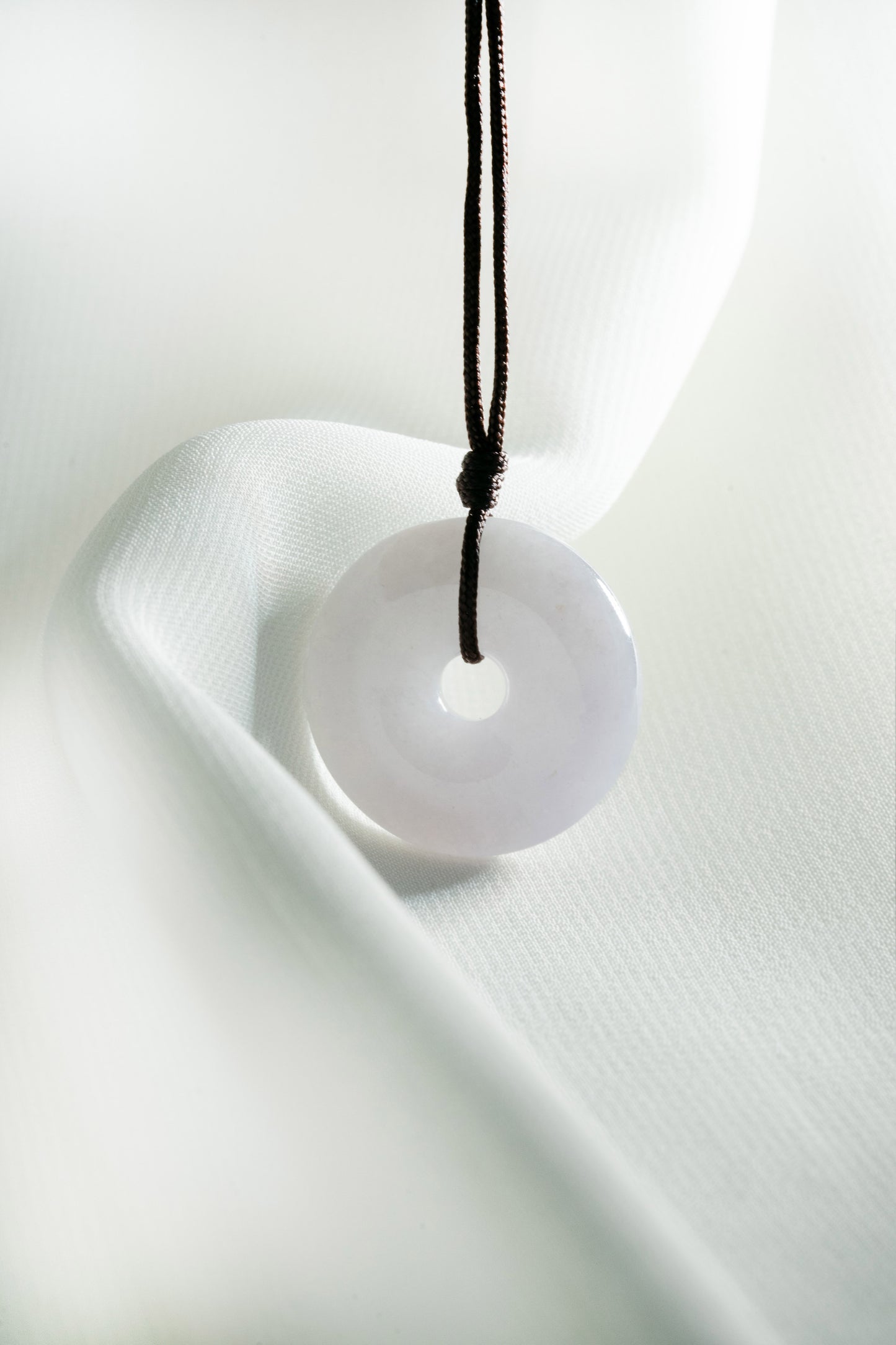 Pale Purple Jadeite Zen Doughnut