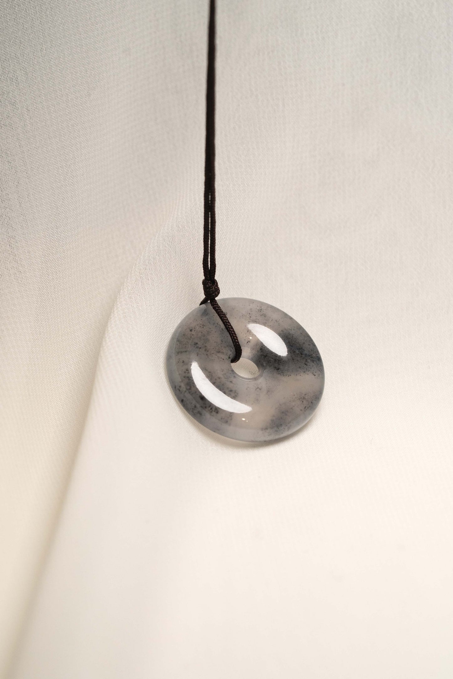 Grey Jadeite with Black Patches