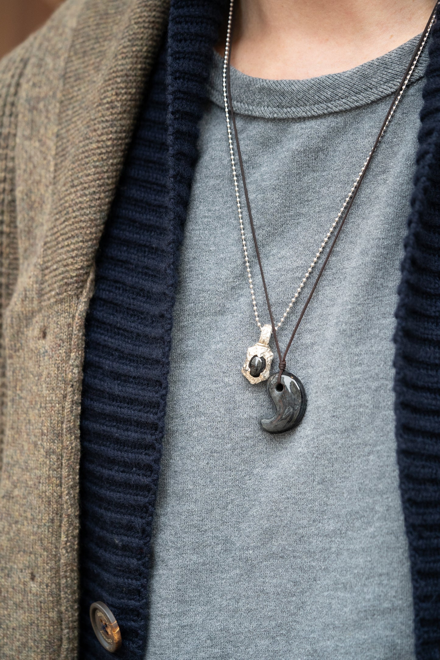 Black Comma with Grey spots