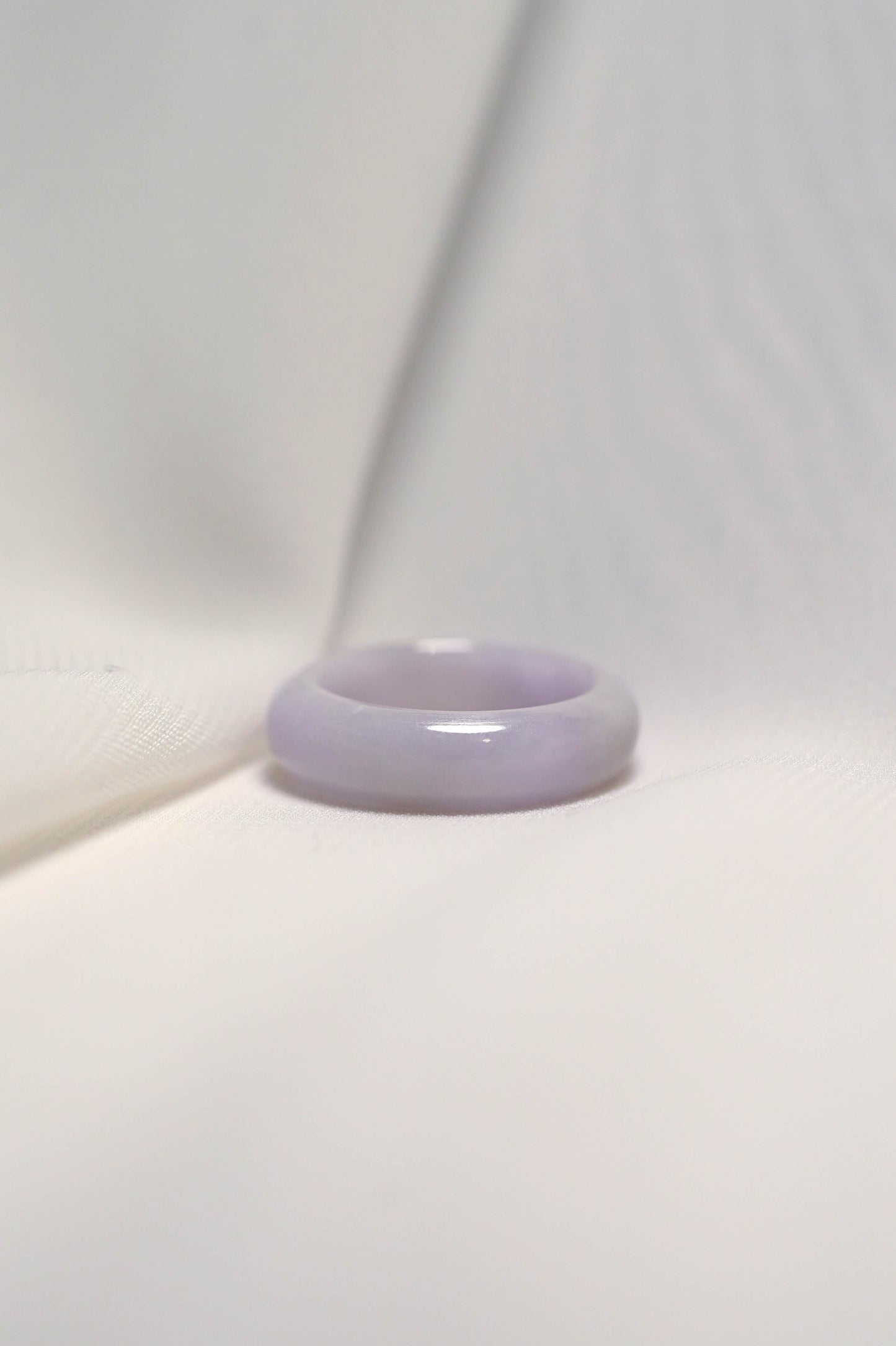 Pale Purple Jadeite Ring