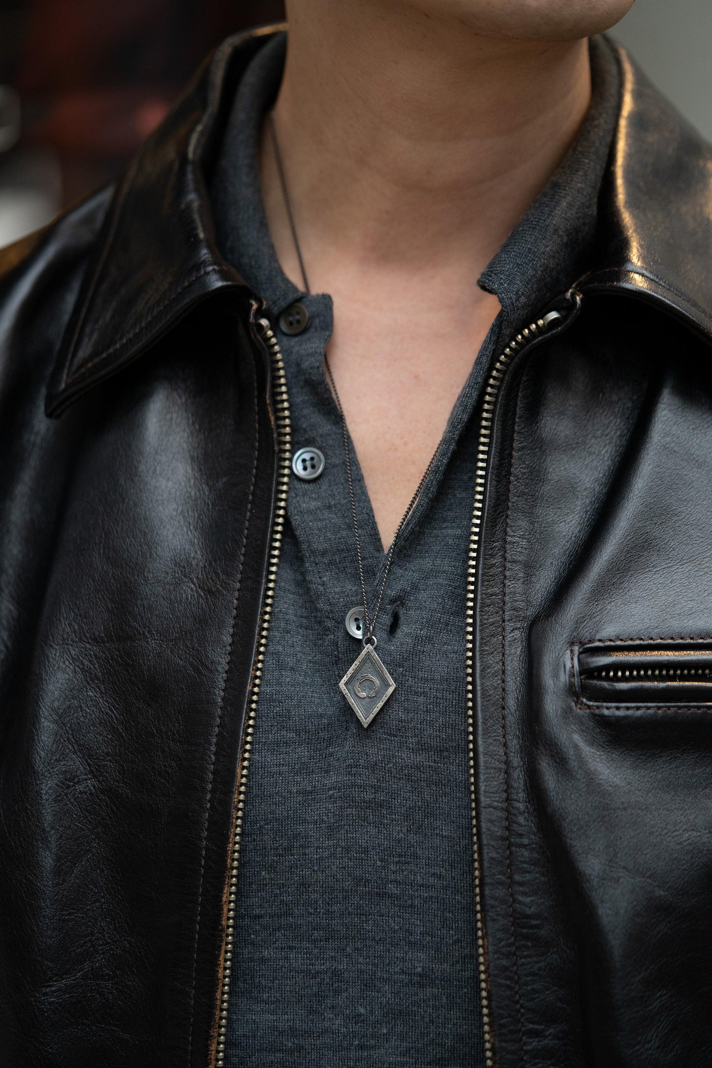 Enso Pendant - Silver - Kite - Meilan Jewelry & Arts Ltd