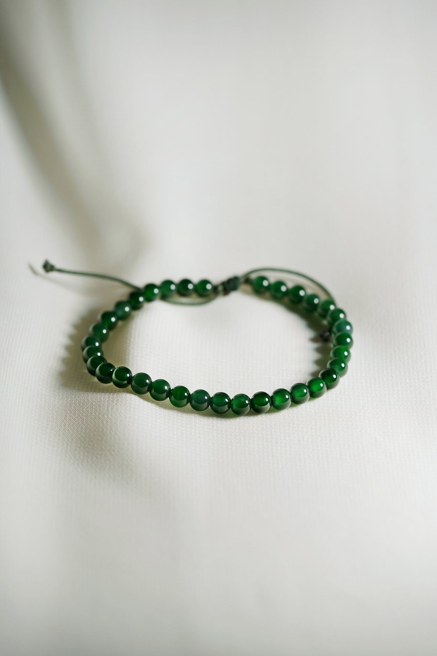 Full Bead Bracelet- Jadeite - Green - 08