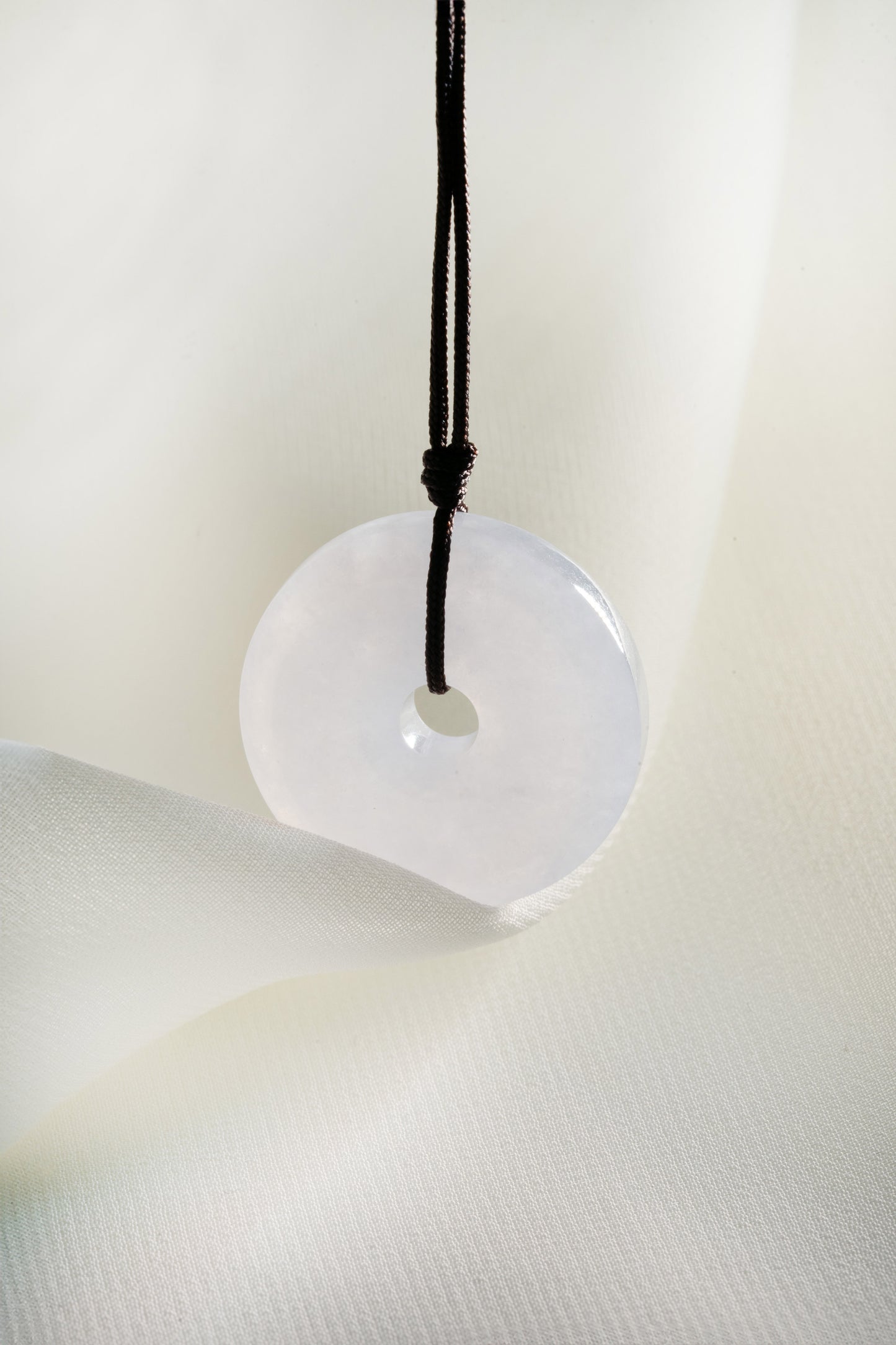 Lavender Jadeite Zen Doughnut 