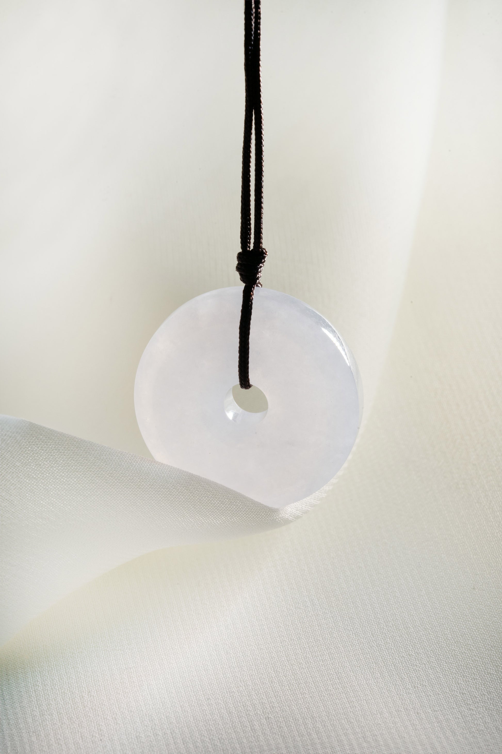 Lavender Jadeite Zen Doughnut 