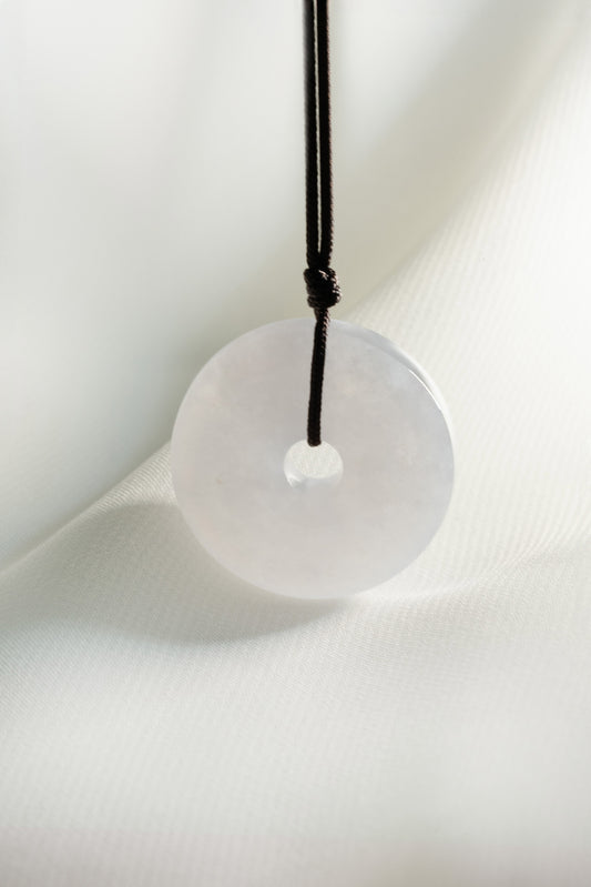 Lavender Jadeite Zen Doughnut