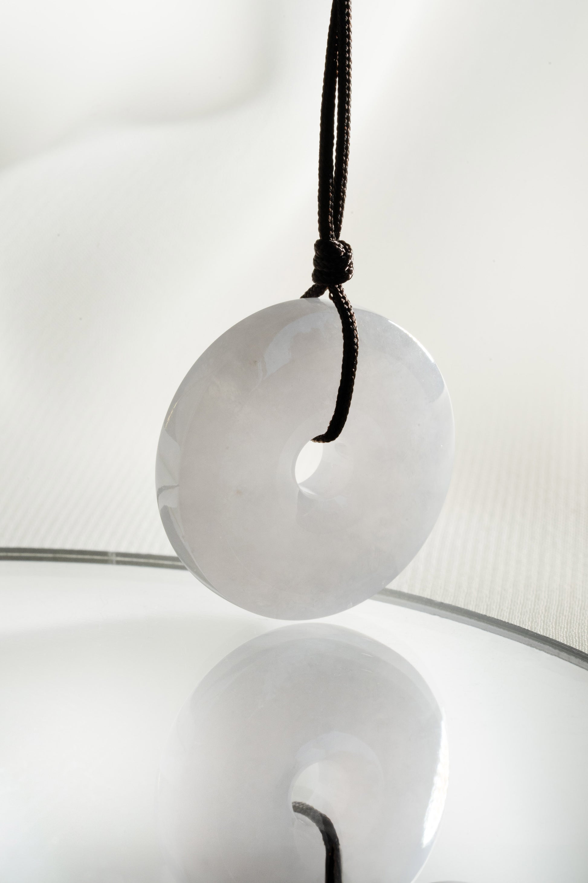 Lavender Jadeite Zen Doughnut