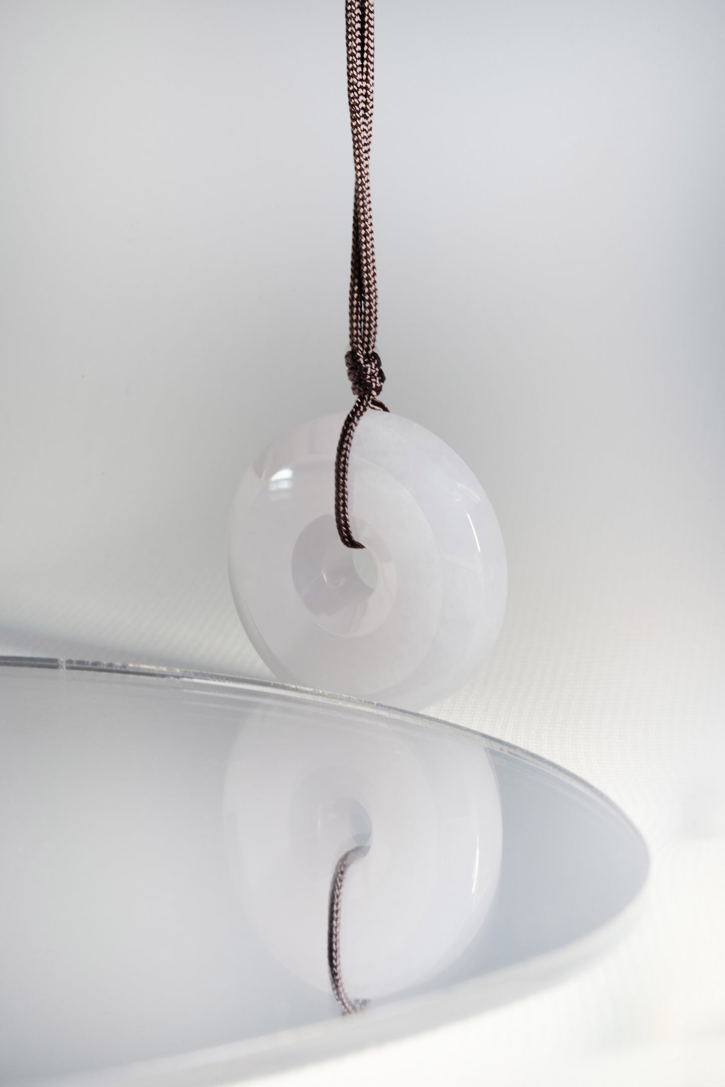 Lavender Jadeite Zen Doughnut