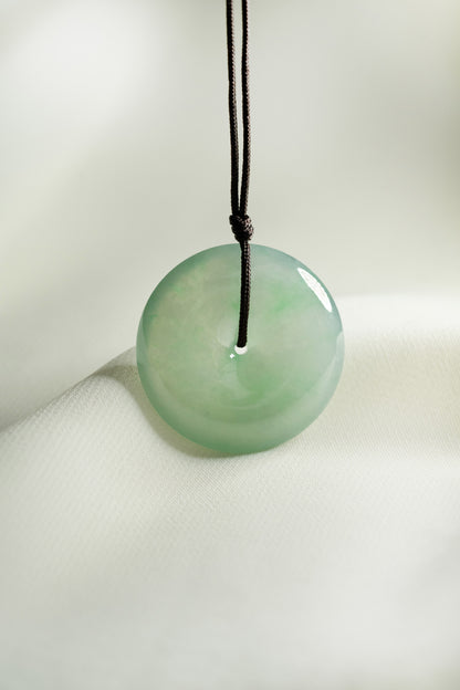 Light Green Jadeite Zen Doughnut