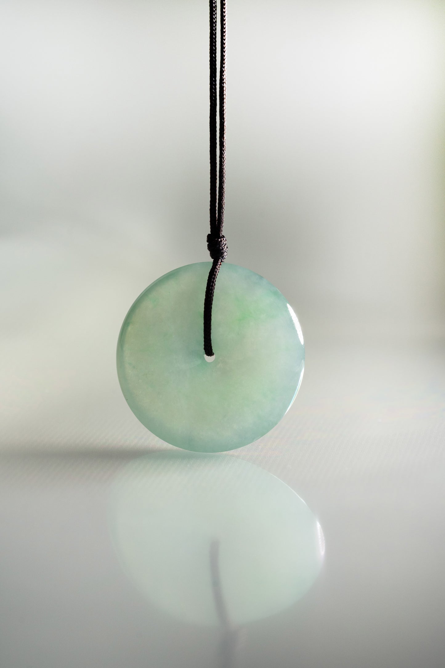 Light Green Jadeite Zen Doughnut