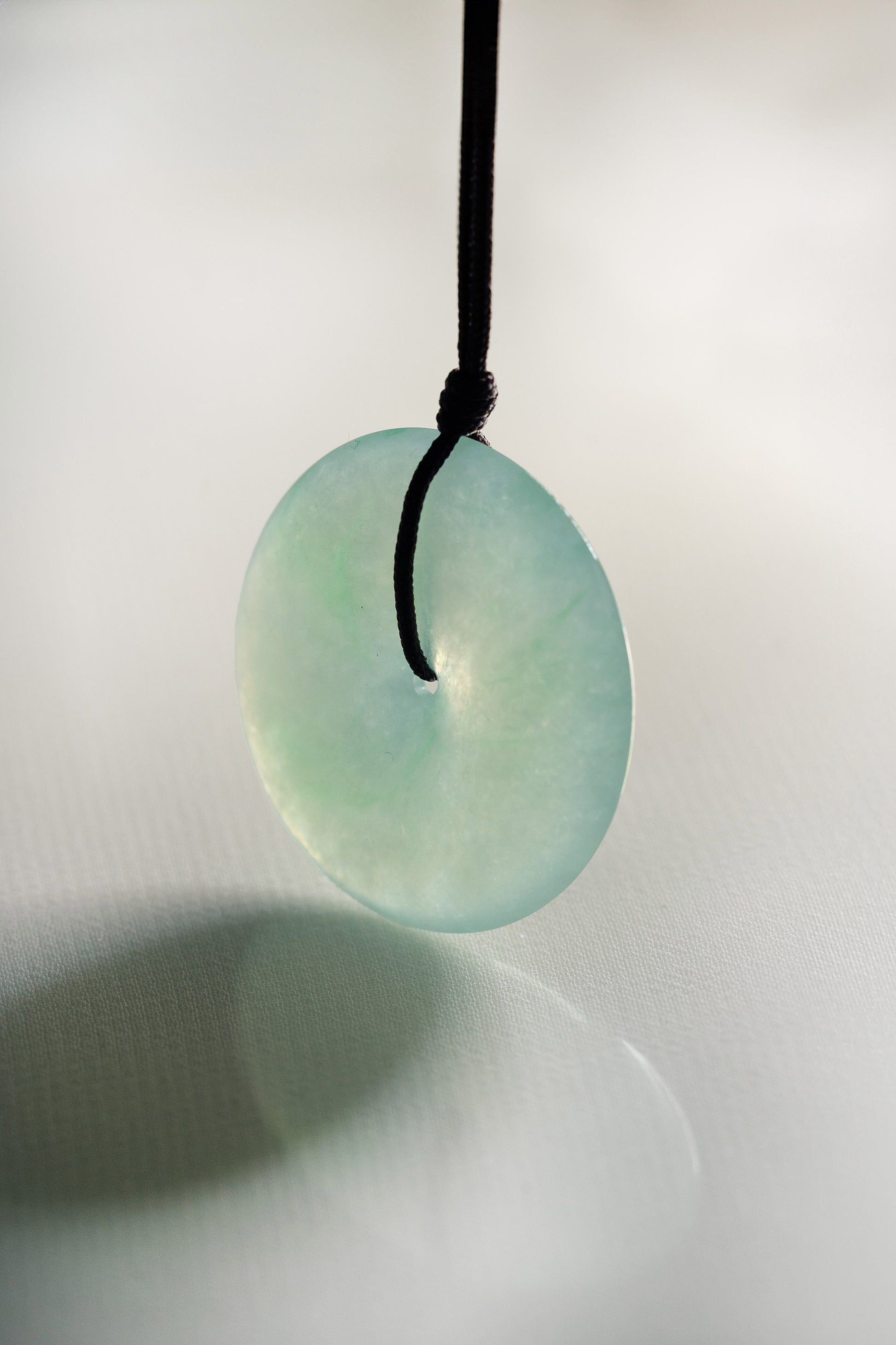 Light Green Jadeite Zen Doughnut