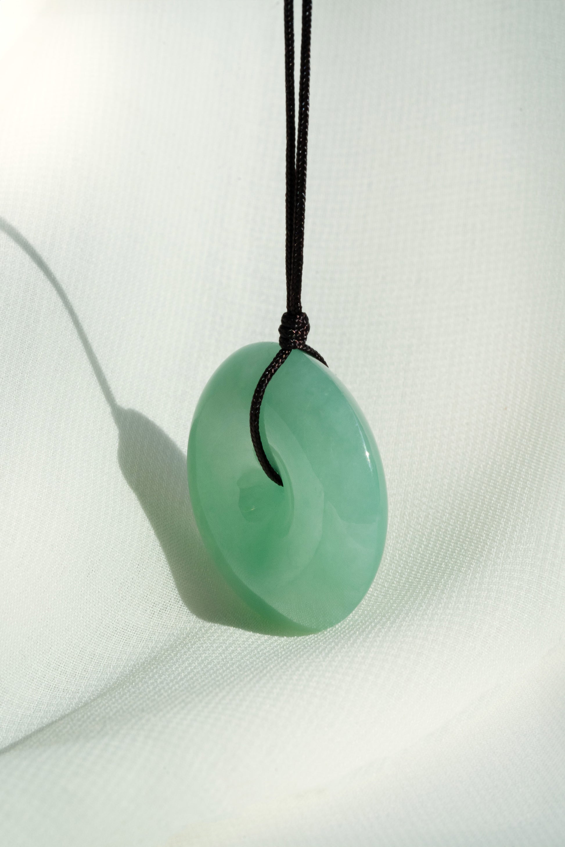 Light Green Jadeite Zen Doughnut