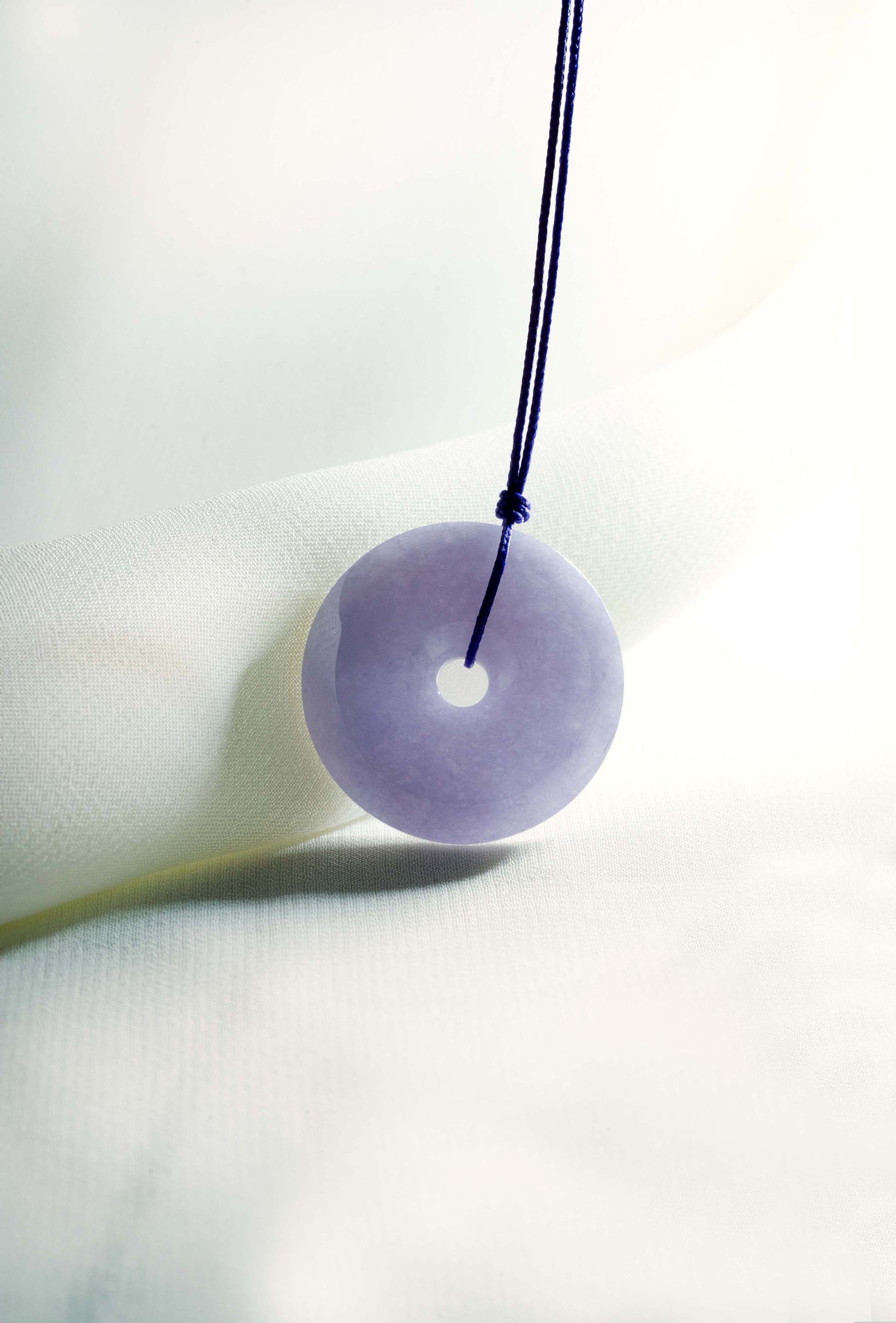 Light Purple Jadeite Zen Doughnut