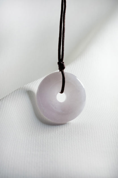Pale Purple Jadeite Zen Doughnut