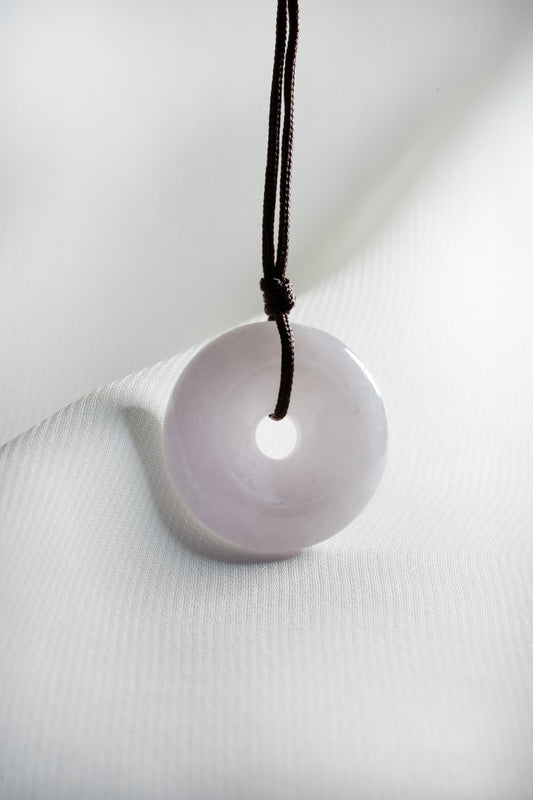 Pale Purple Jadeite Zen Doughnut