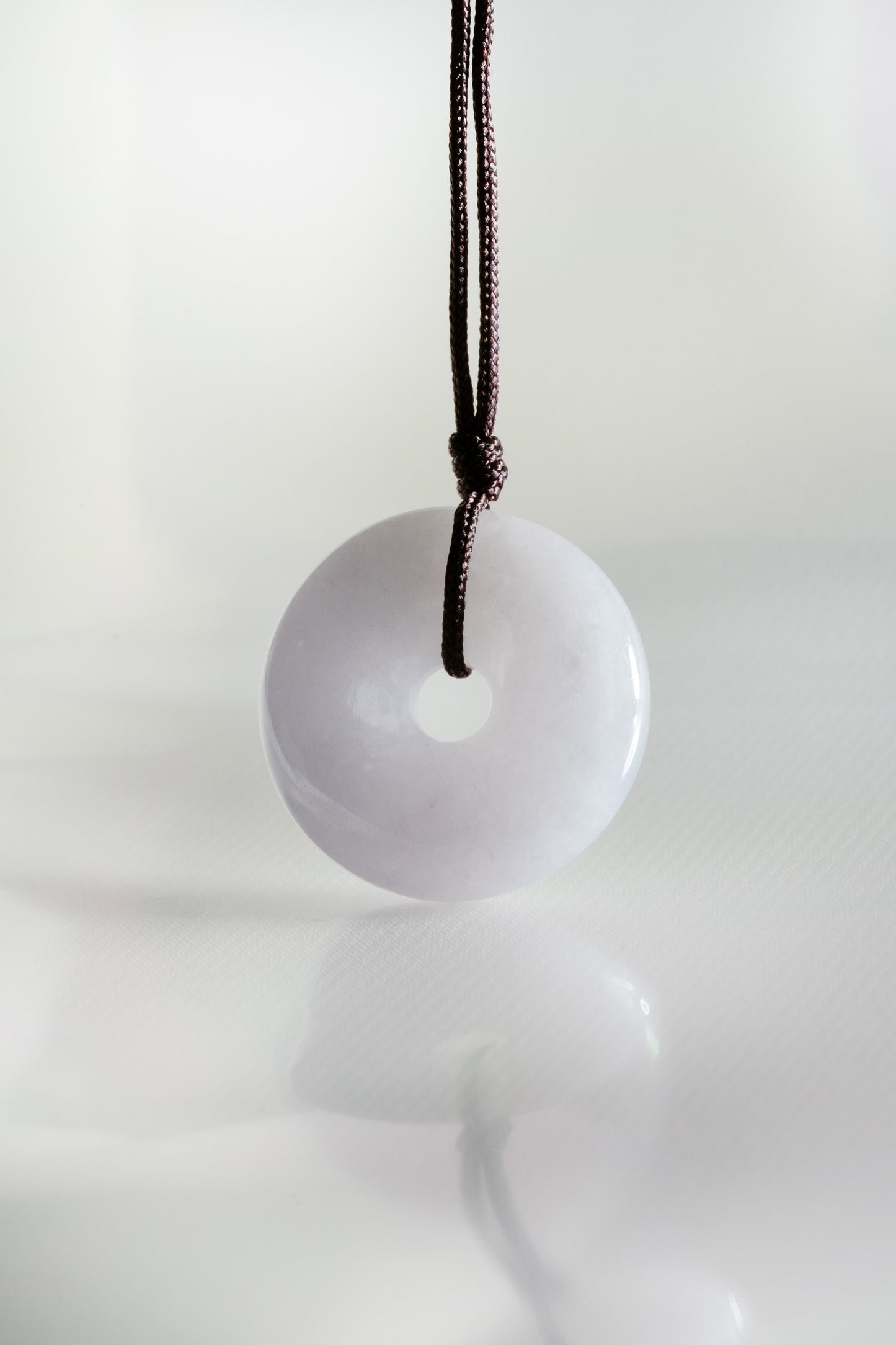 Pale Purple Jadeite Zen Doughnut