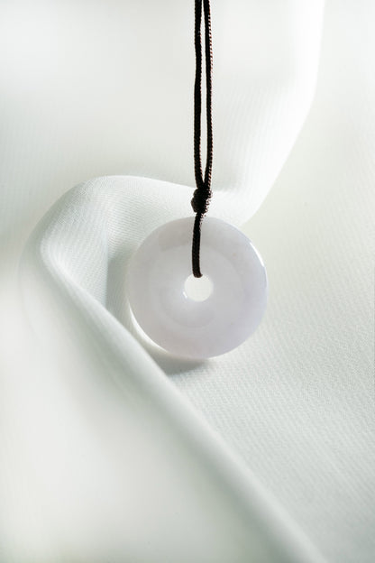Pale Purple Jadeite Zen Doughnut