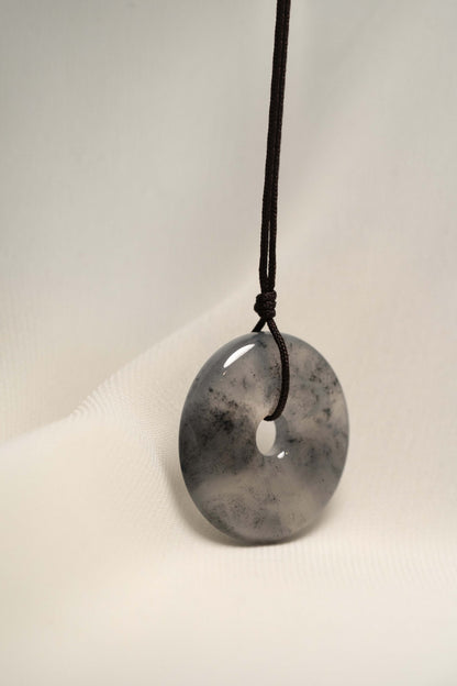 Grey Jadeite with Black Patches