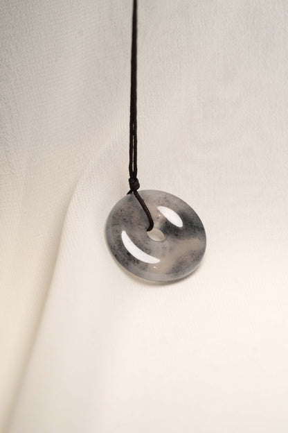 Grey Jadeite with Black Patches