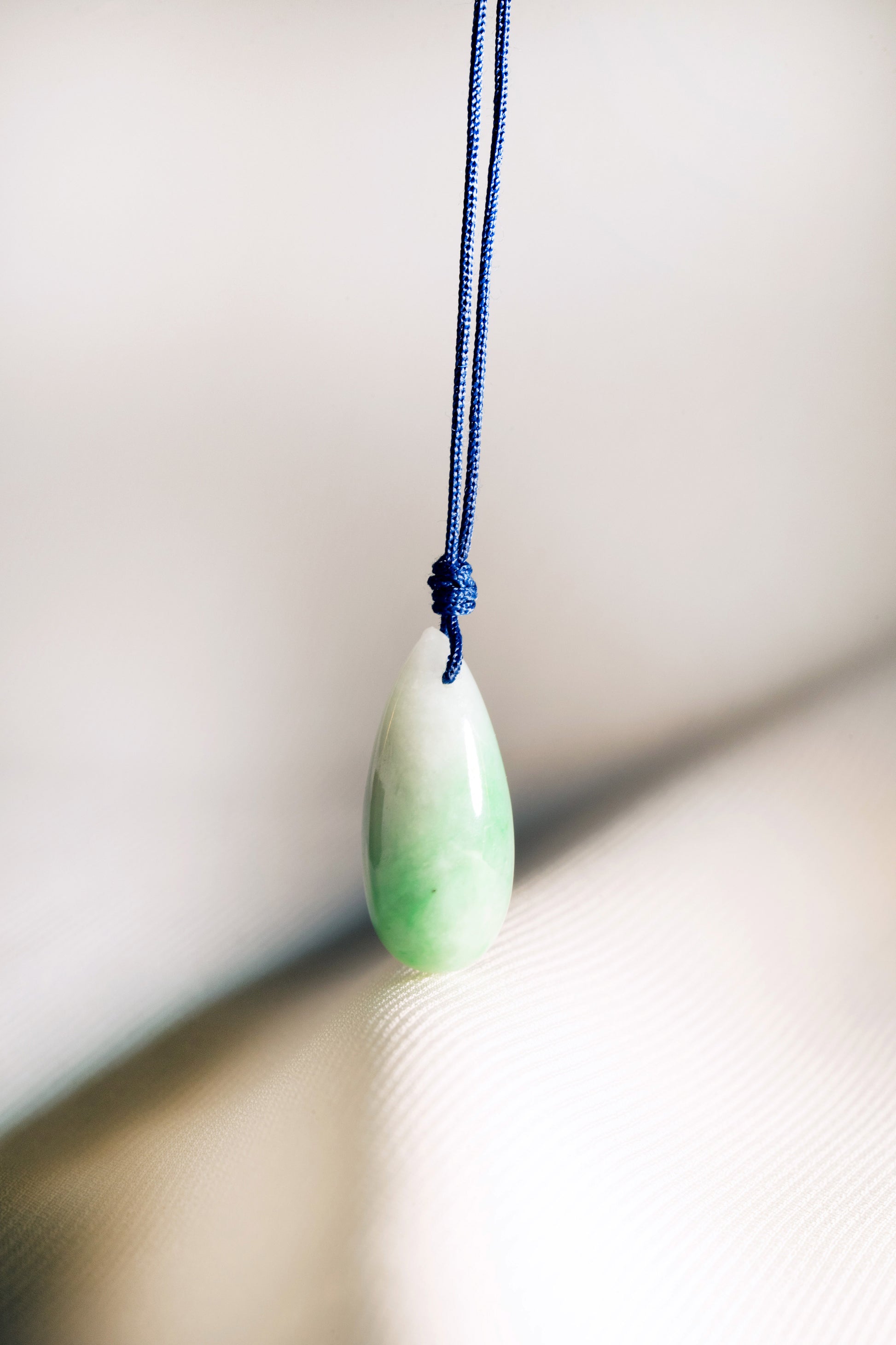 Light Green Jadeite Drip with White patches