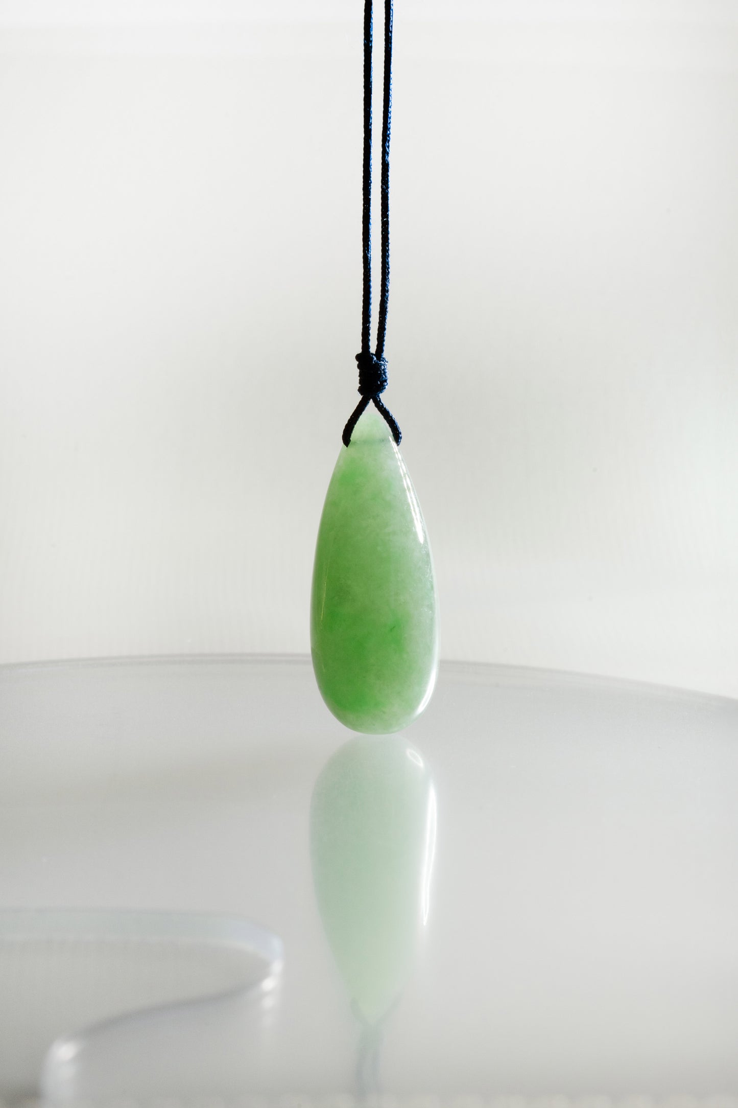Pale Green Jadeite Drip with Medium Green patches