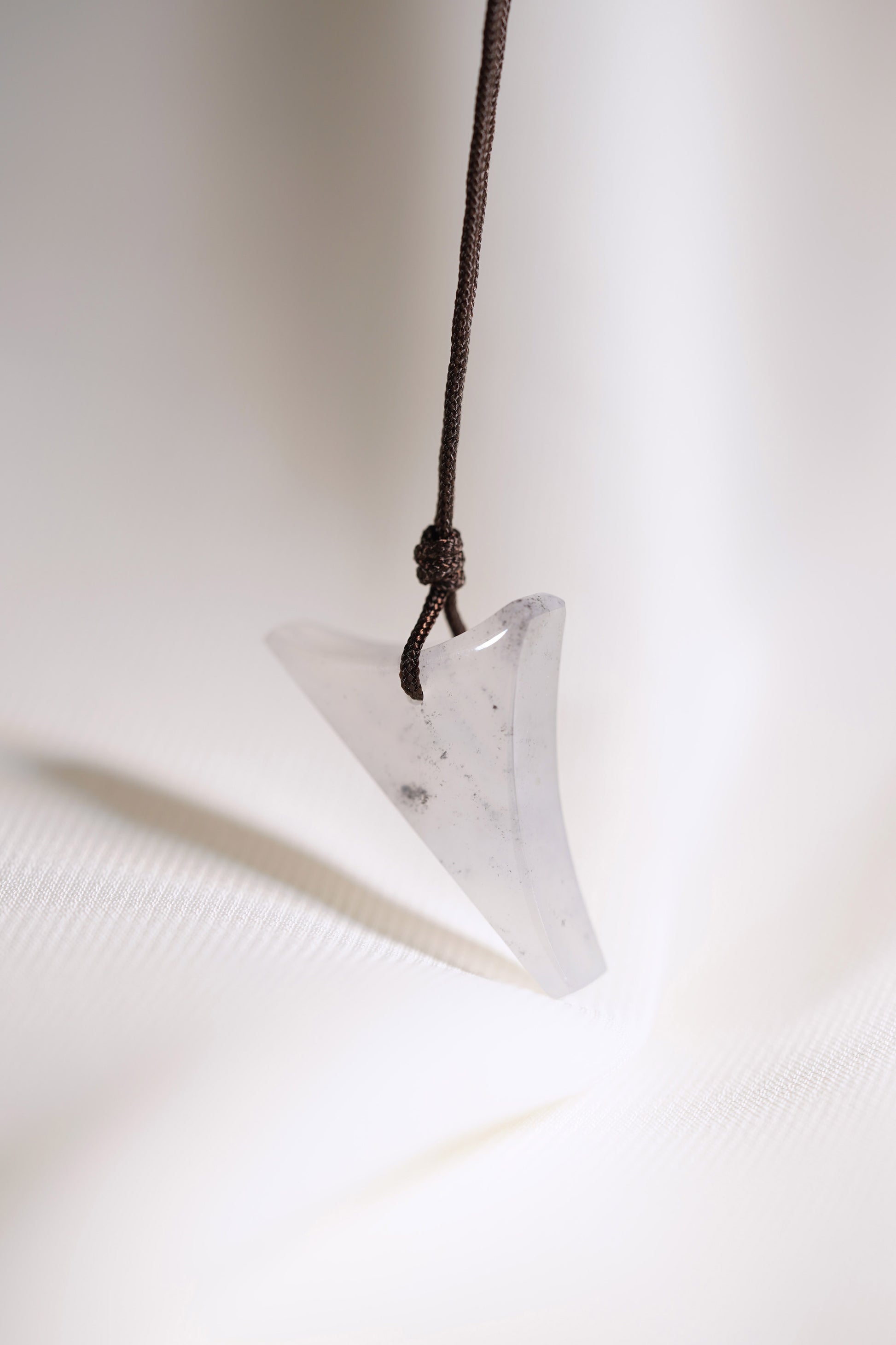 White Jadeite Kite with Black Spots