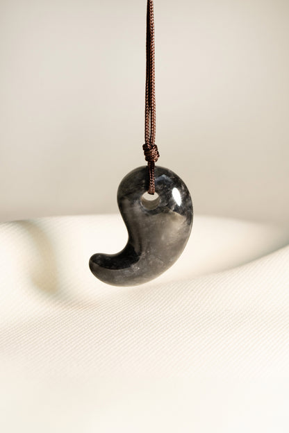 Black Comma with Grey spots