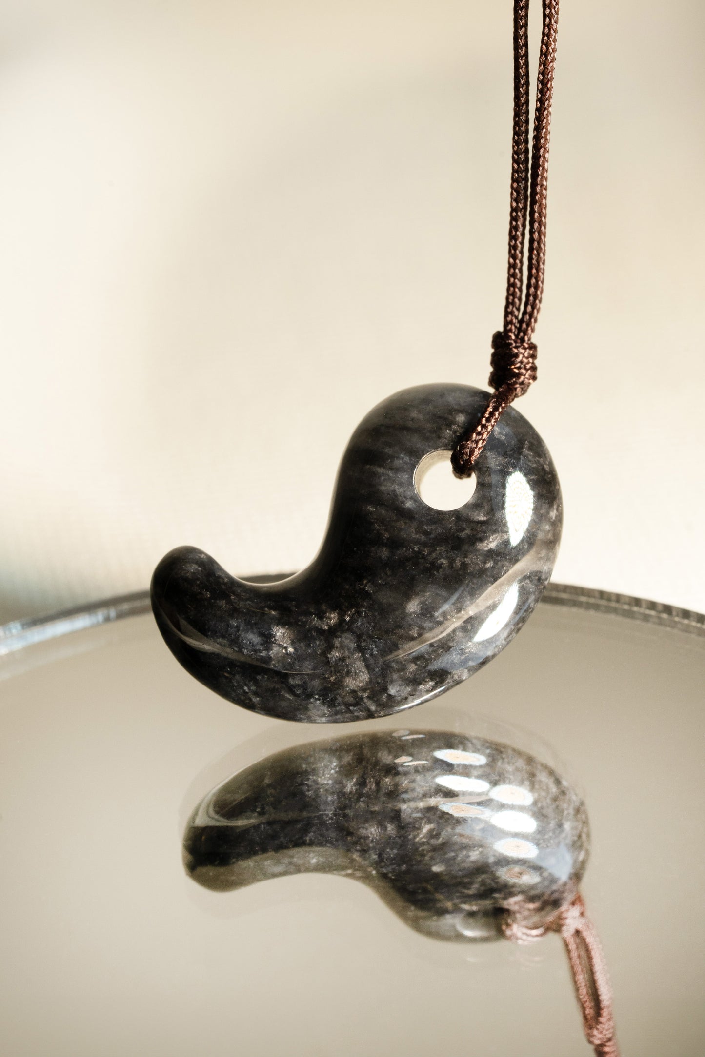 Black Comma with Grey spots