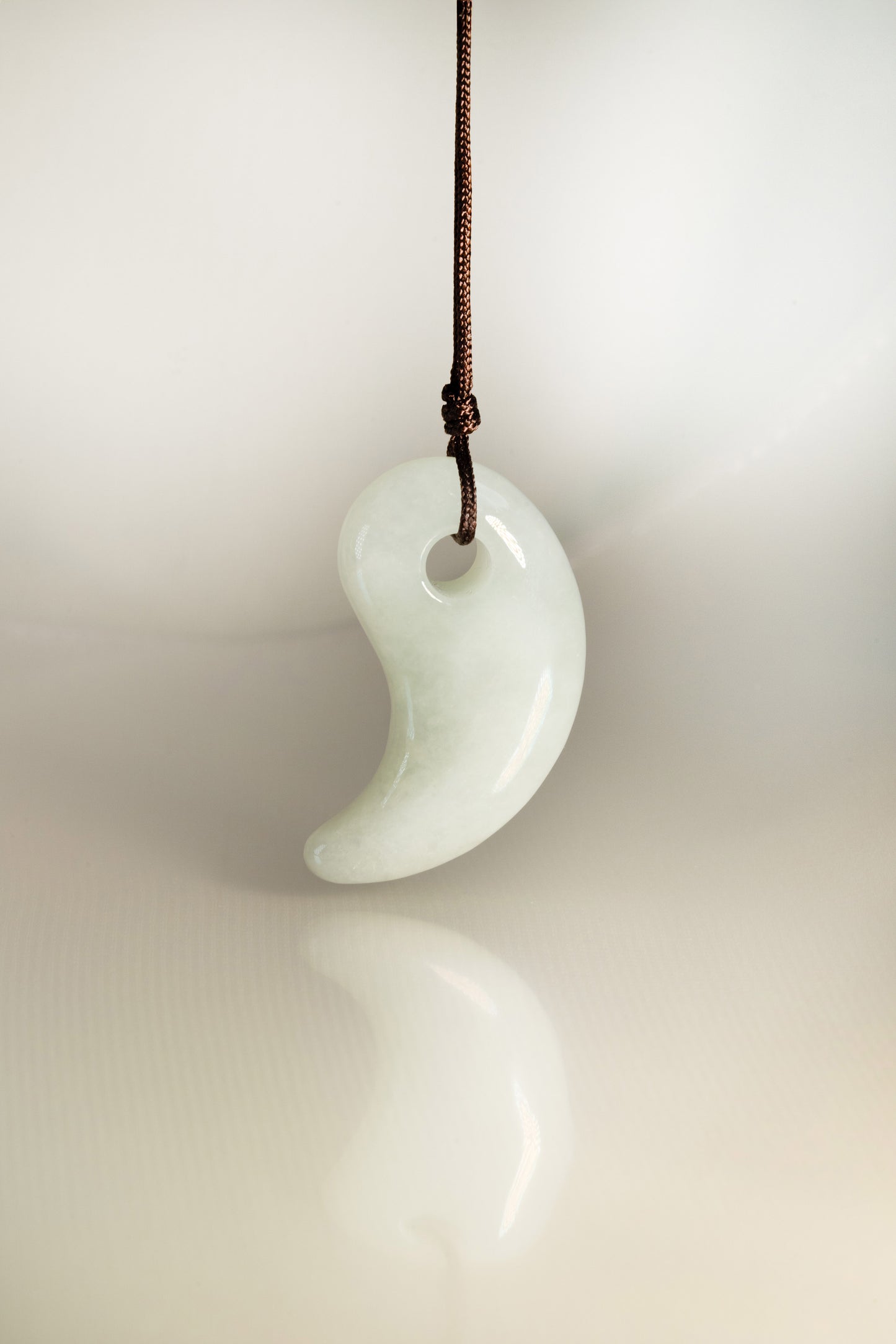 Pale Green Jadeite Comma