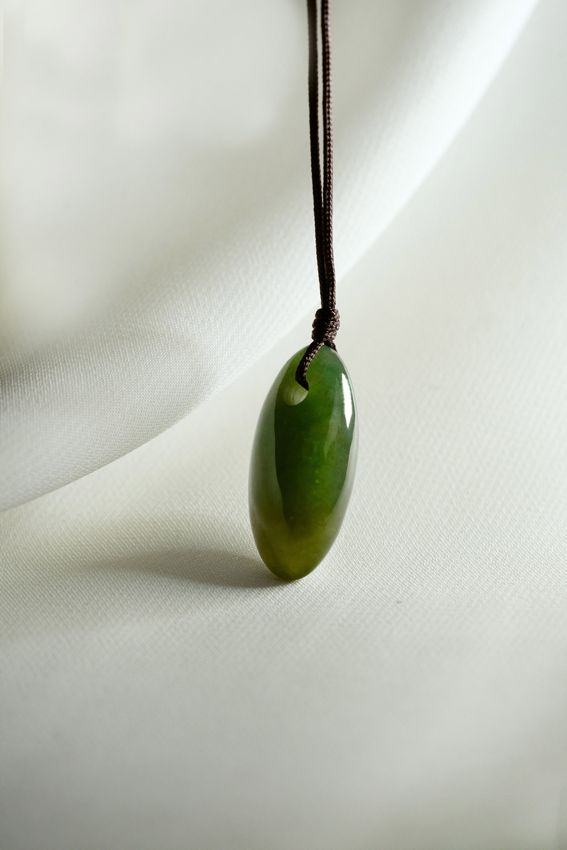 Oval Intense Yellowish Green Jadeite