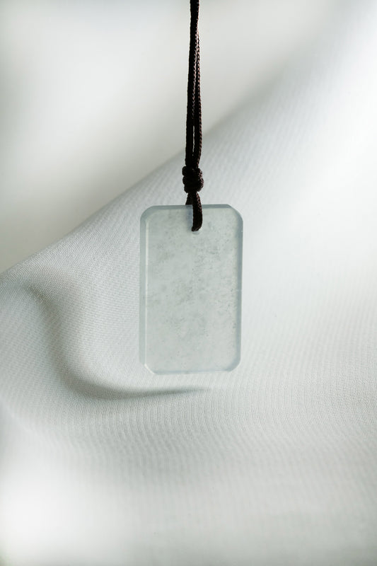 Pale Green Jadeite Tag