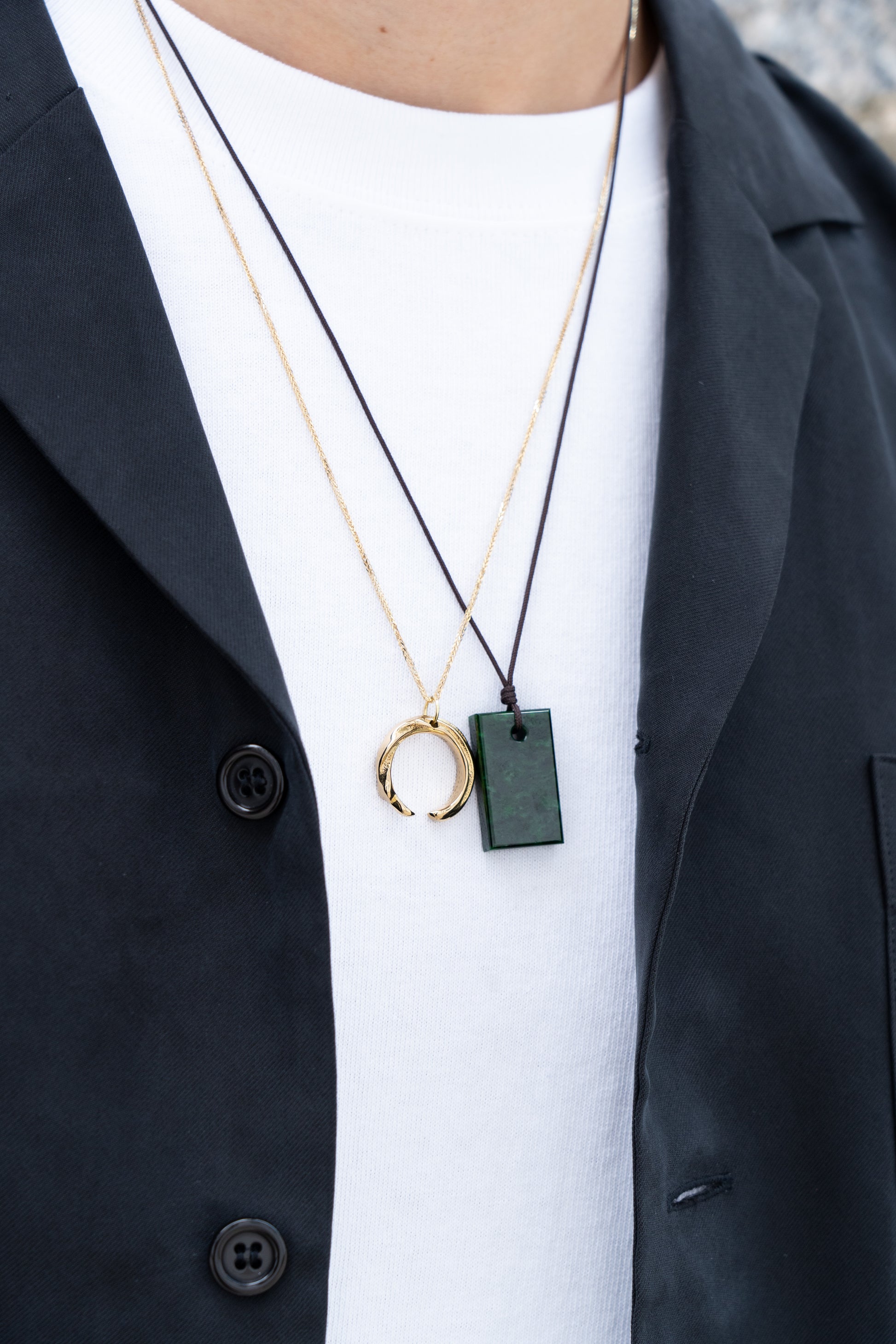 Intense Green Jadeite Tag with Bright Green patches