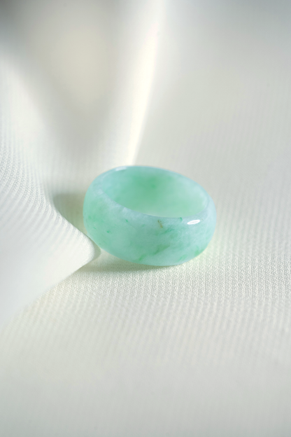Light Green Jadeite Ring