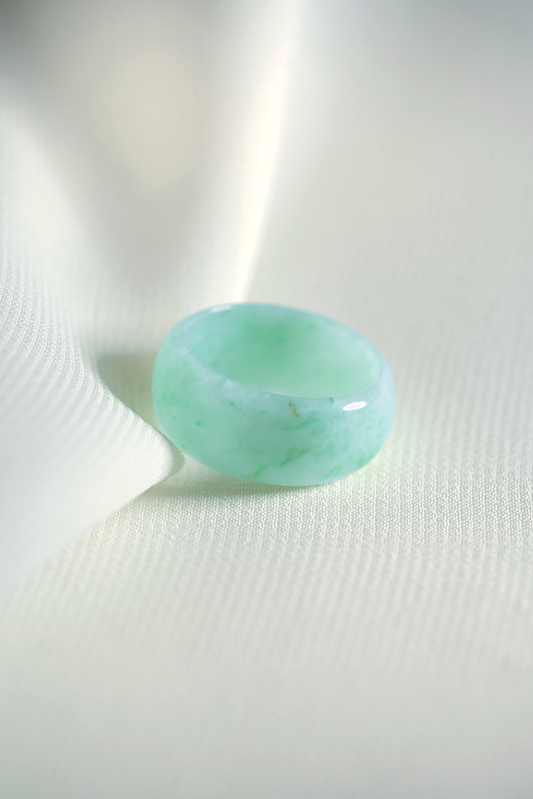 Light Green Jadeite Ring