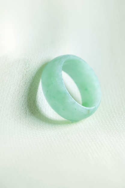 Light Green Jadeite Ring