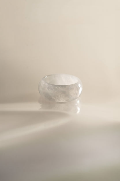 White Jadeite Ring