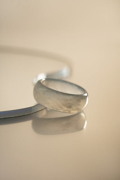 Pale Green Jadeite Ring