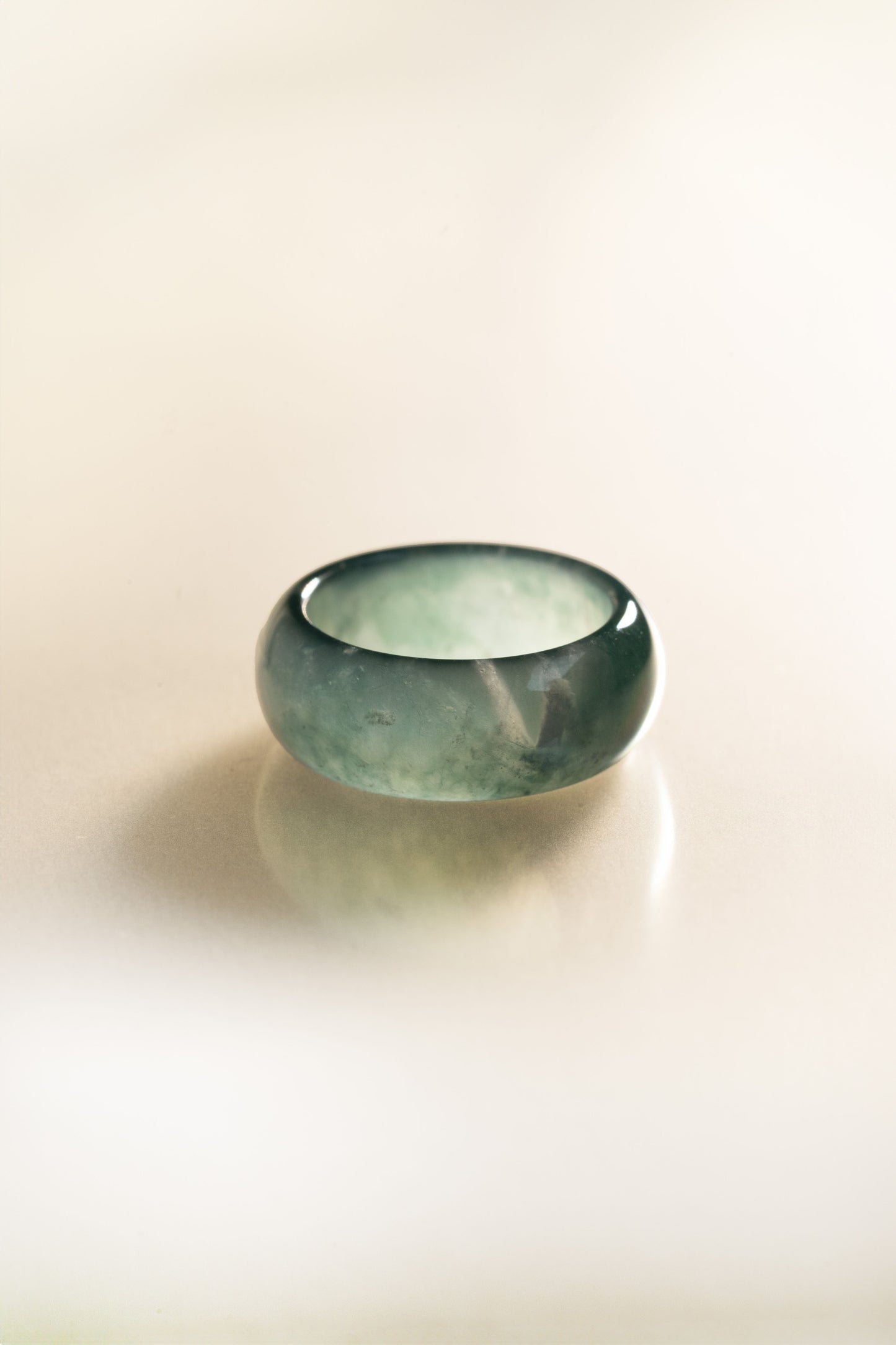 Ring - Jadeite - Bluish Green - #251