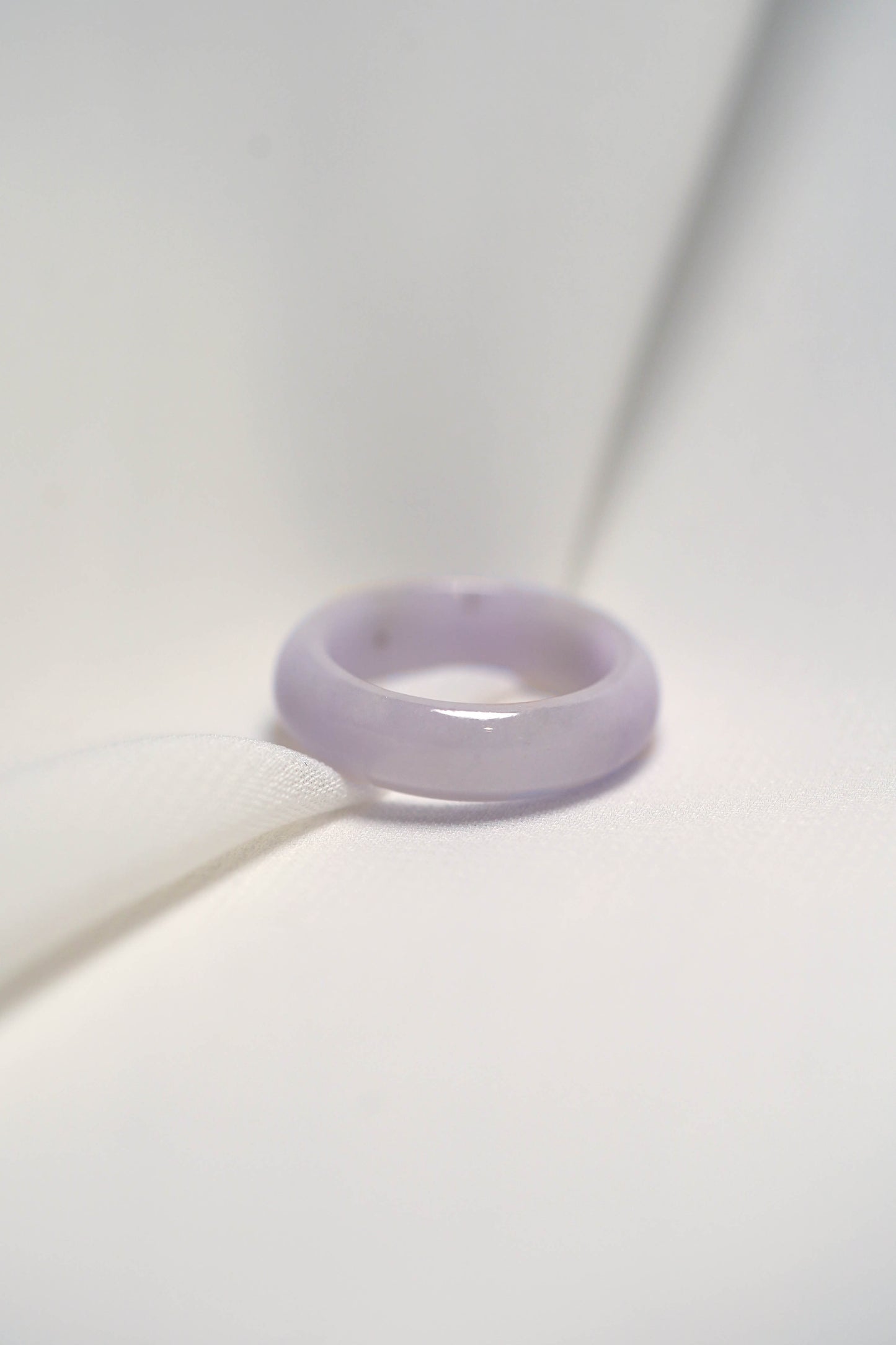 Pale Purple Jadeite Ring