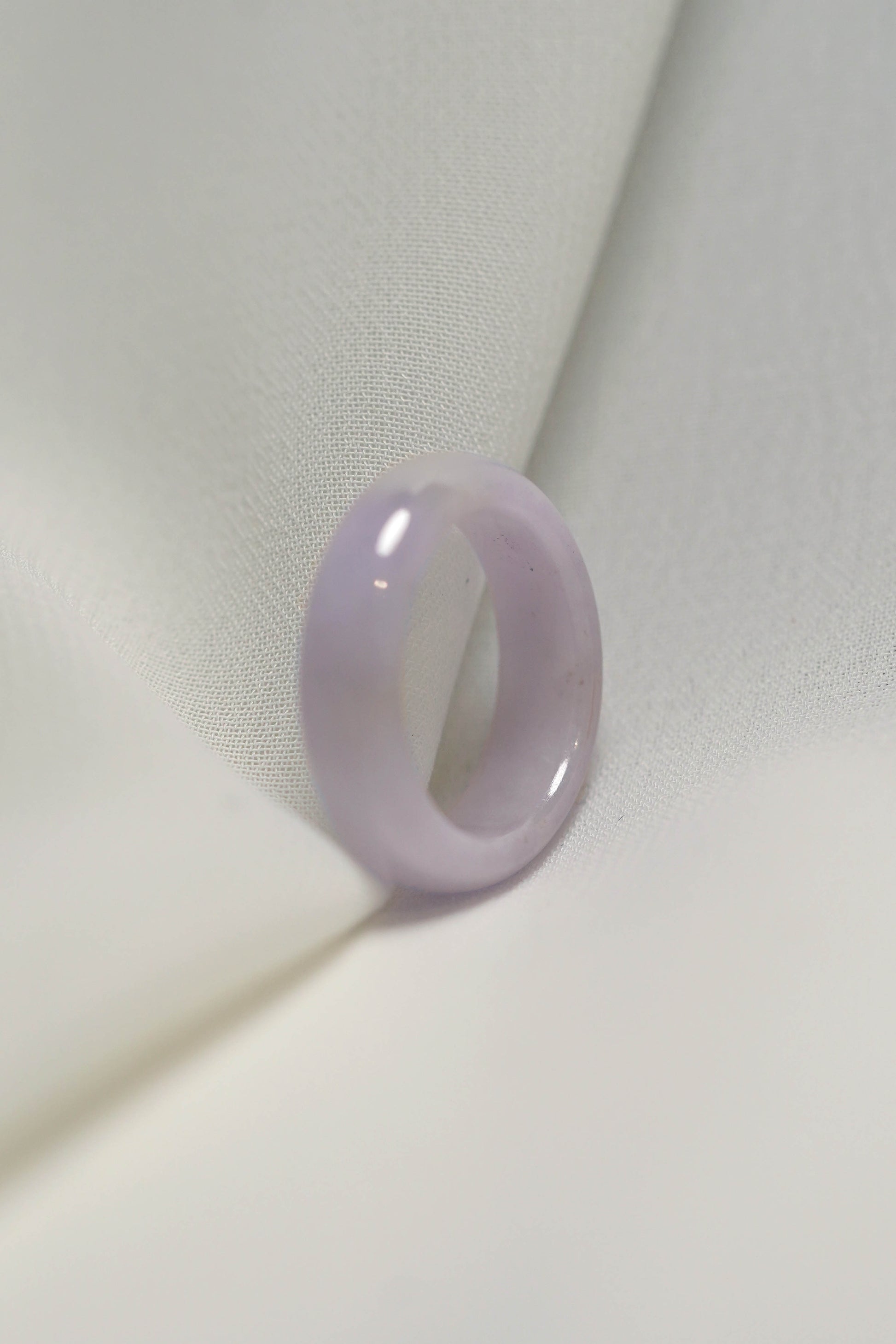 Pale Purple Jadeite Ring