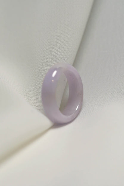 Pale Purple Jadeite Ring