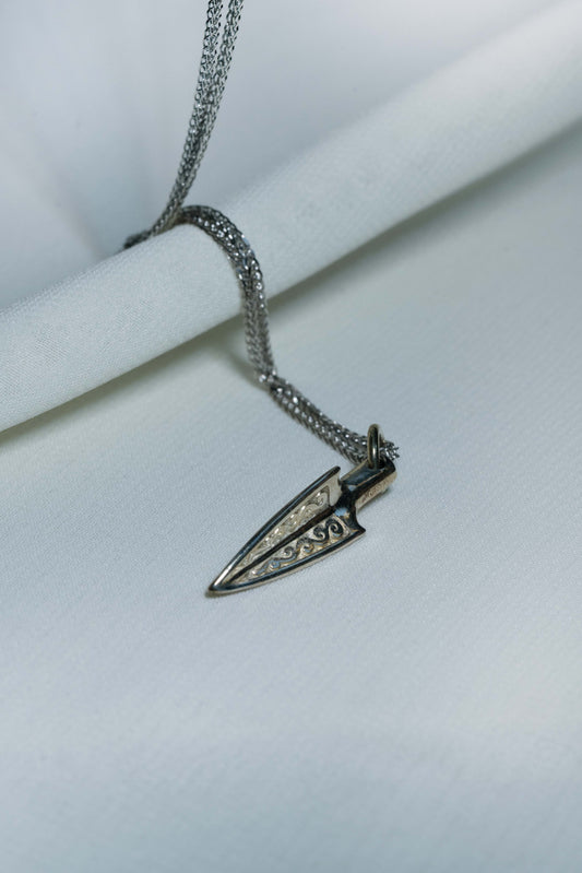 Potenza Pendant with Engraving - Silver - Style 1