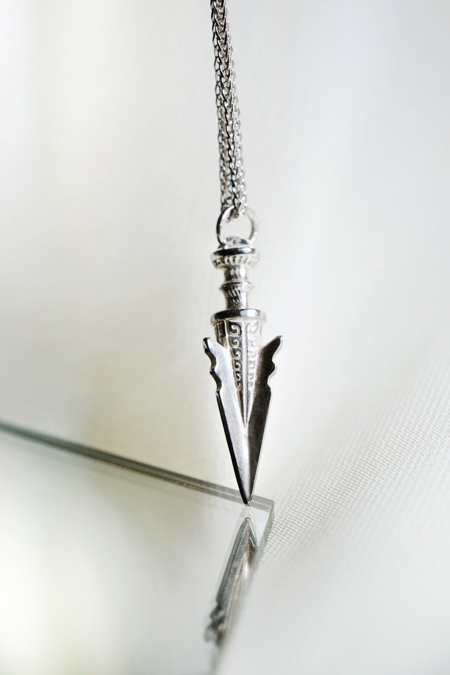 Potenza Pendant with Engraving - Silver - Style 2