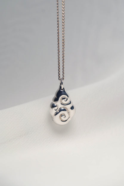 925 Silver Cloud Pendant hung on a Sterling Silver Chain