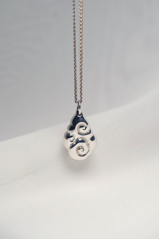925 Silver Cloud Pendant hung on a Sterling Silver Chain