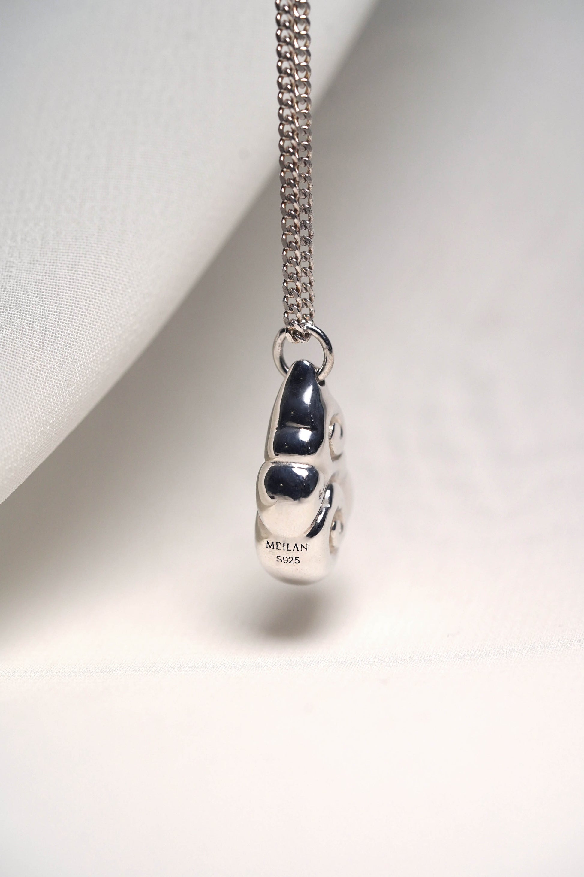 925 Silver Cloud Pendant hung on a Sterling Silver Chain