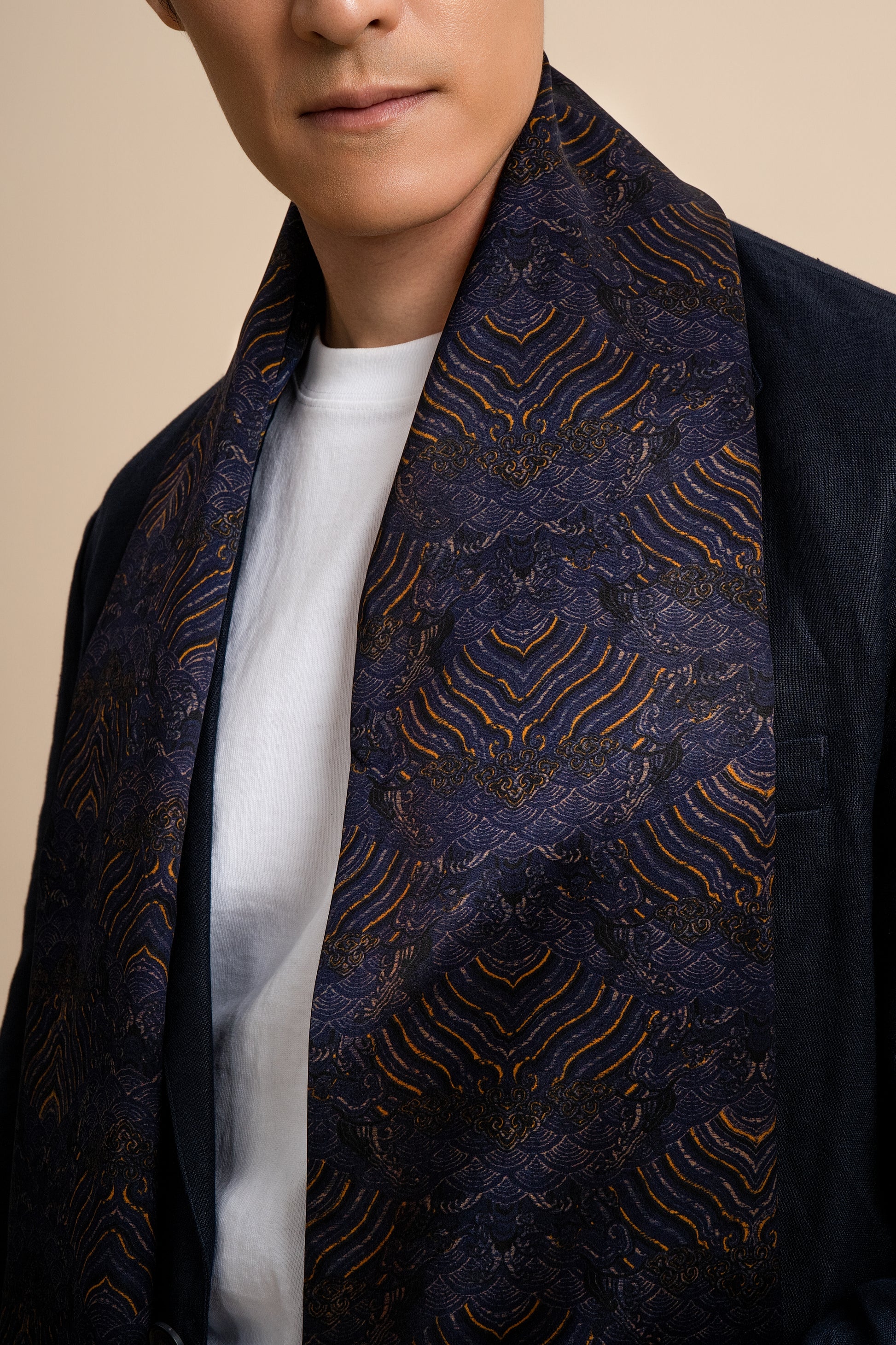 A Dragon's Tale Silk Scarf