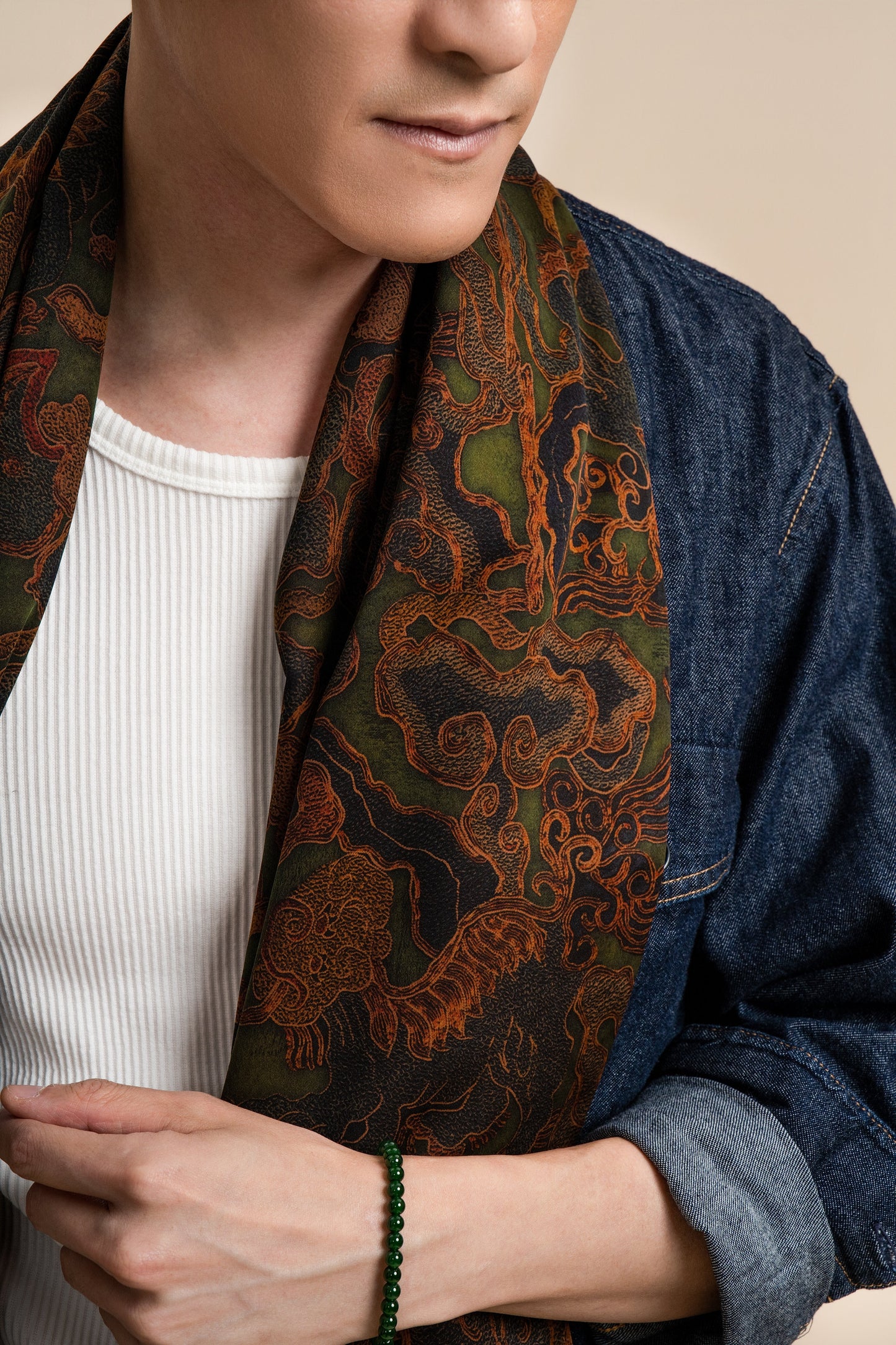Crown of Thorns Silk Scarf