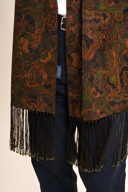 Crown of Thorns Silk Scarf