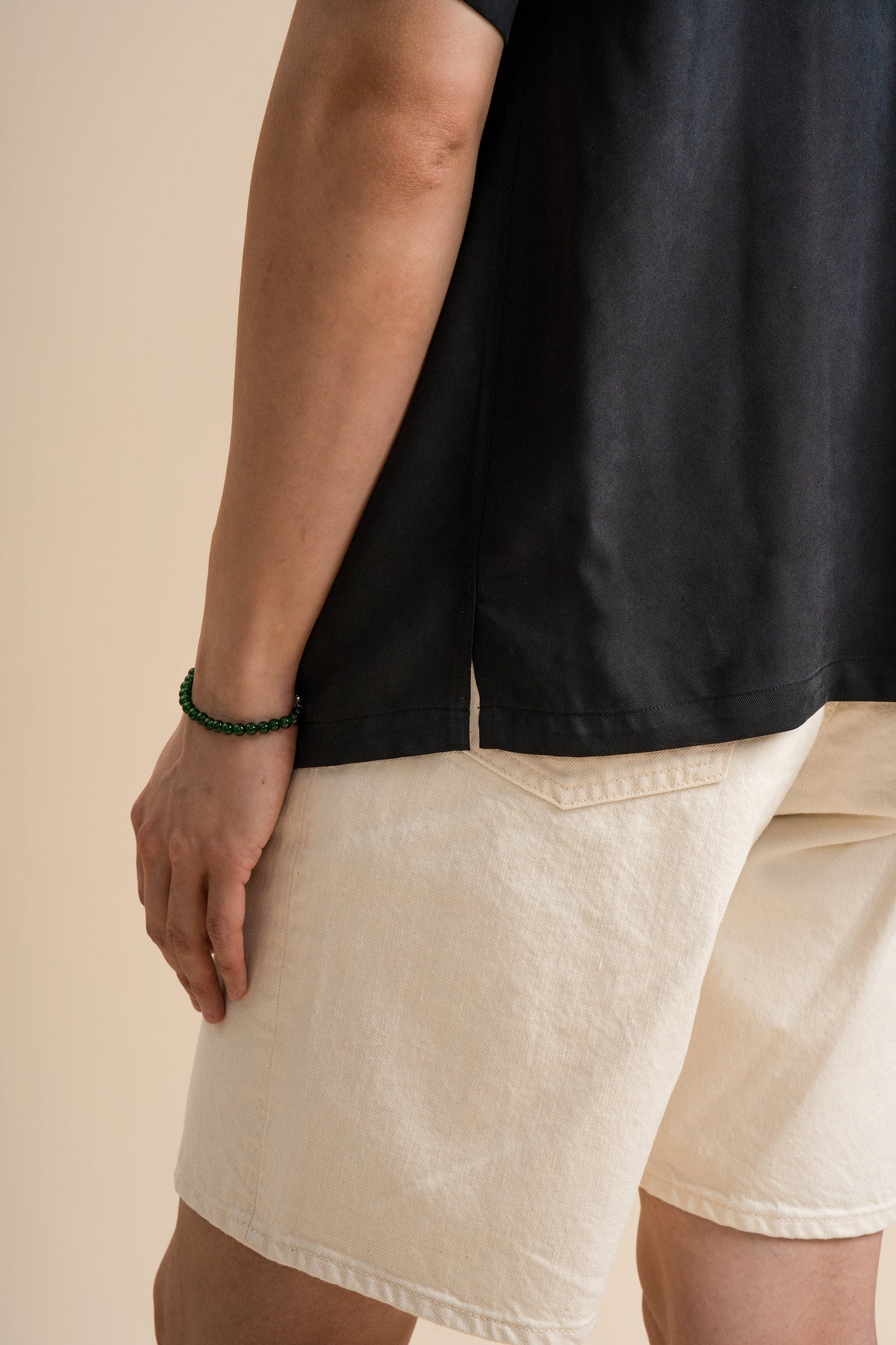 Pure Silk Shirt - Black