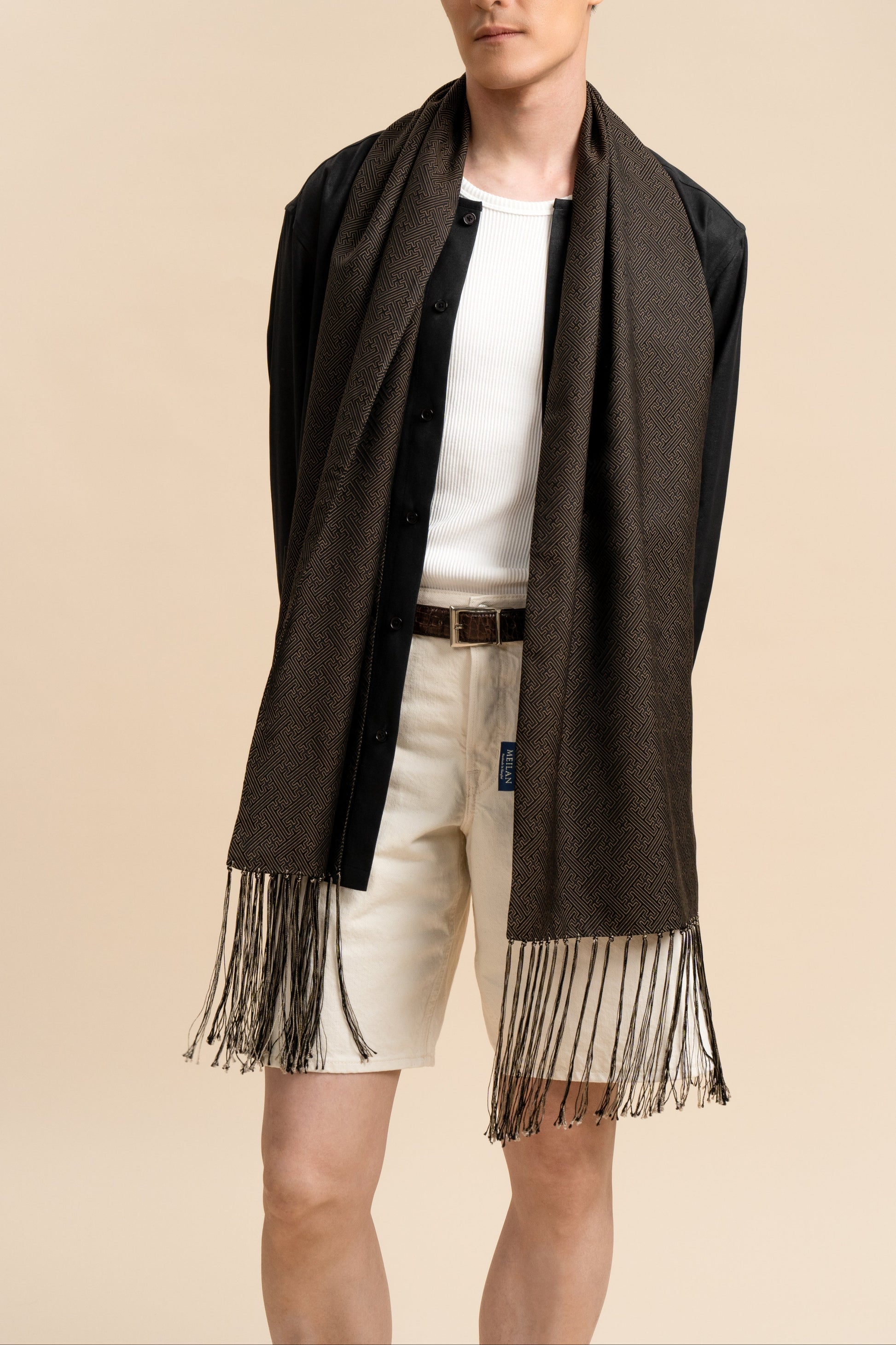 Song Brocade Silk Scarf